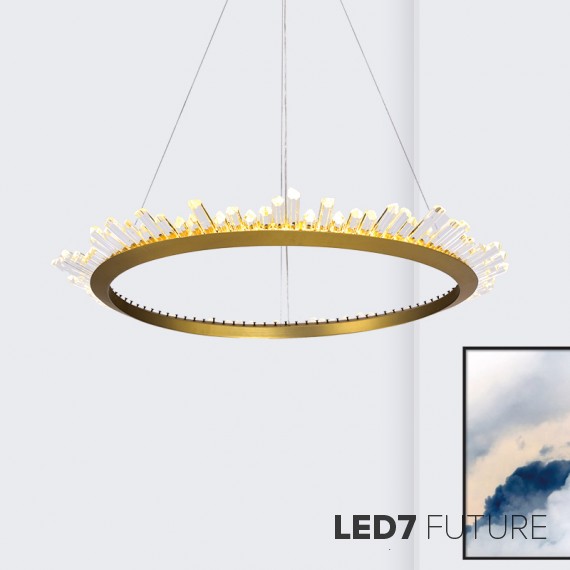 Loft Industry Modern - Crystall Sun Chandelier2